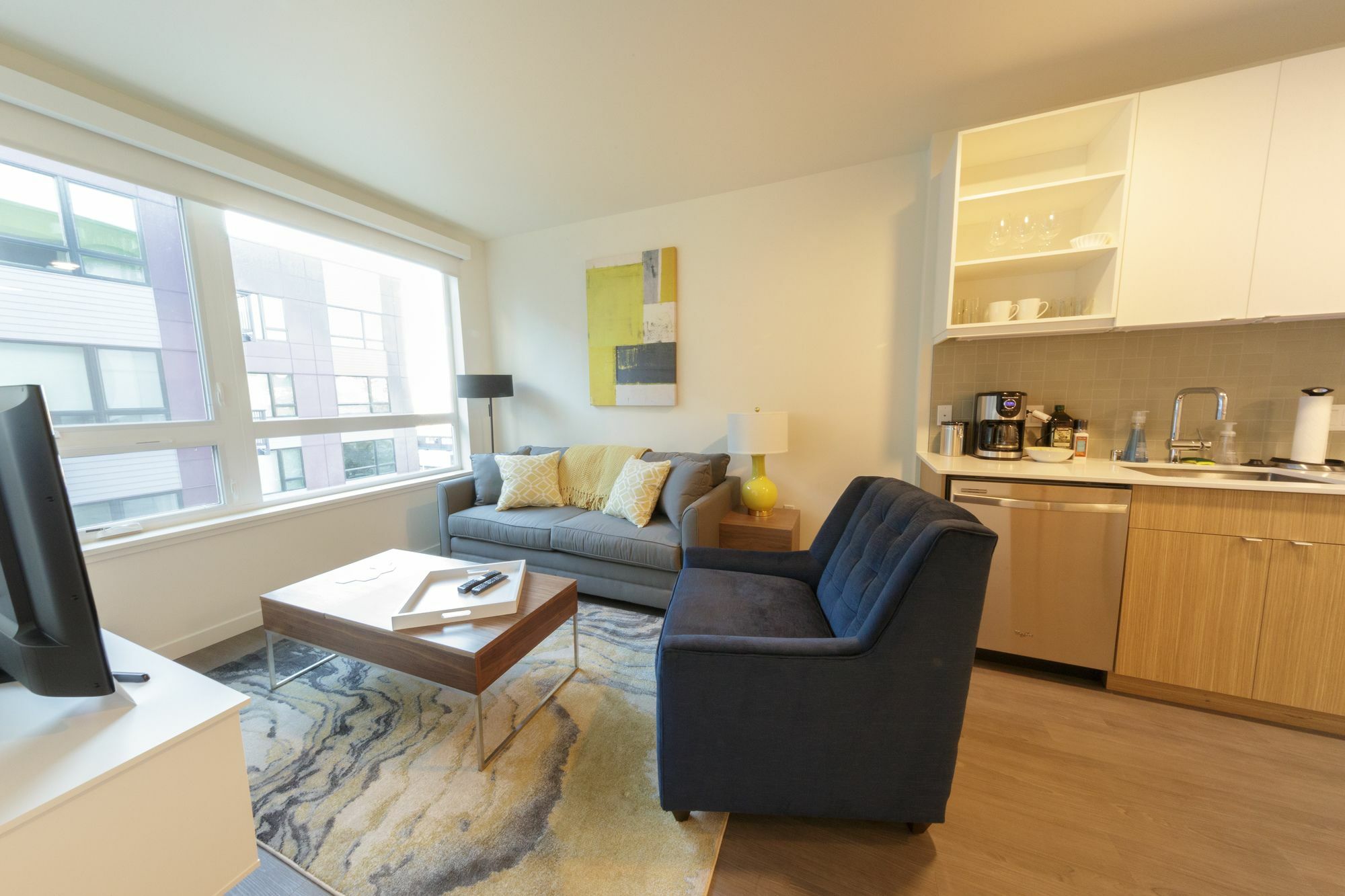 Domicile Suites At Marina Slu Seattle Buitenkant foto