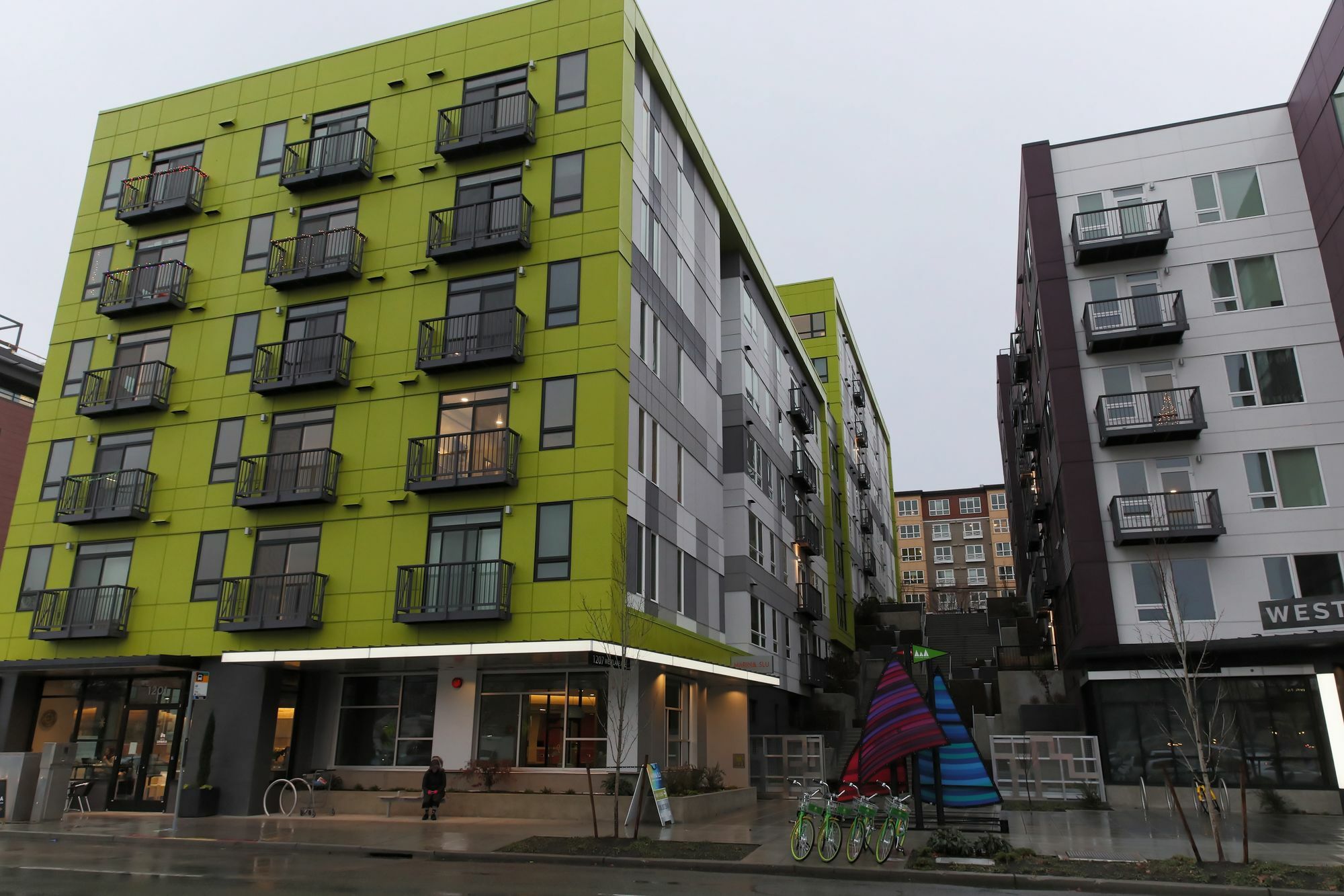 Domicile Suites At Marina Slu Seattle Buitenkant foto